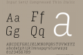 Input Serif Compressed