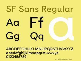 SF Sans