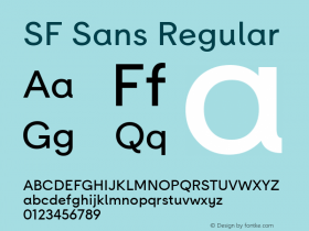 SF Sans