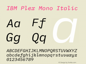 IBM Plex Mono