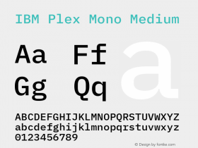 IBM Plex Mono