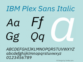 IBM Plex Sans