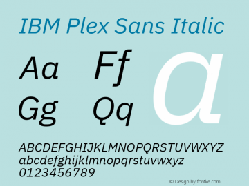 IBM Plex Sans