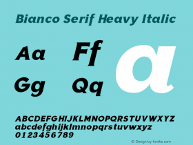 Bianco Serif