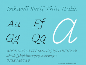Inkwell Serif