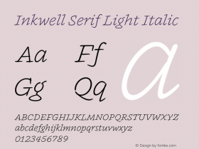 Inkwell Serif