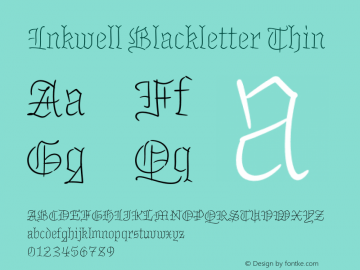 Inkwell Blackletter