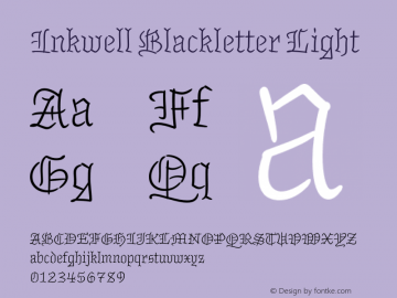 Inkwell Blackletter