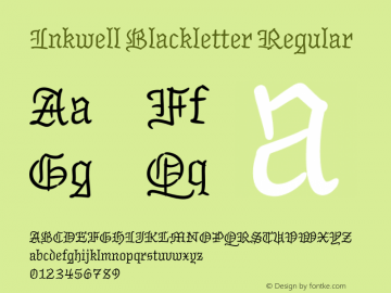 Inkwell Blackletter