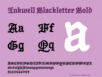 Inkwell Blackletter