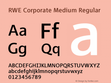 RWE Corporate Medium Italic