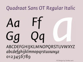 Quadraat Sans OT