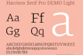 Harrison Serif Pro DEMO