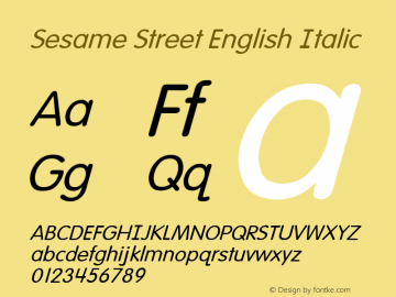 Sesame Street English