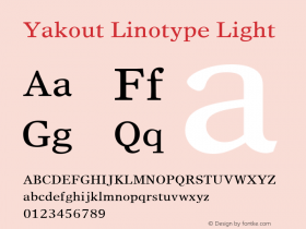Yakout Linotype