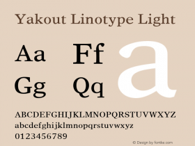 Yakout Linotype