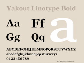 Yakout Linotype