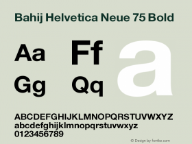 Bahij Helvetica Neue