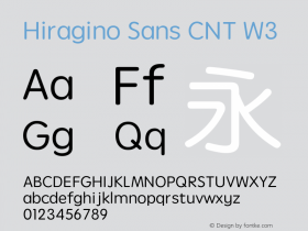 Hiragino Sans CNT