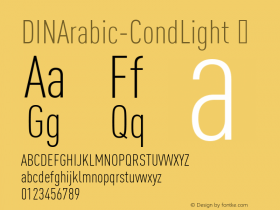 DINArabic-CondLight