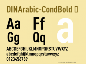 DINArabic-CondBold