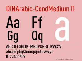 DINArabic-CondMedium