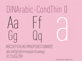 DINArabic-CondThin