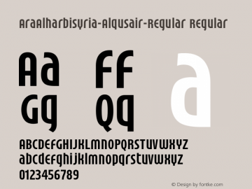 AraAlharbiSyria-Alqusair-Regular