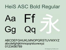 HeiS ASC Bold