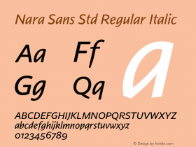 Nara Sans Std