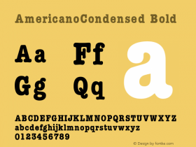 AmericanoCondensed