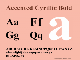 Accented Cyrillic