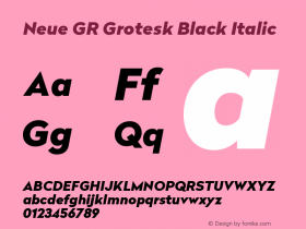 Neue GR Grotesk