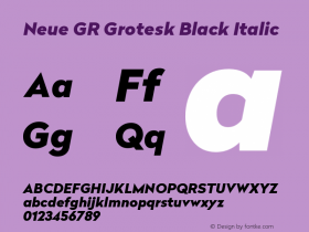 Neue GR Grotesk