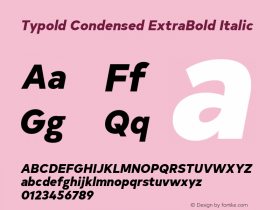 Typold Condensed