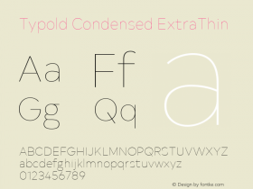 Typold Condensed