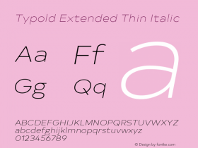 Typold Extended