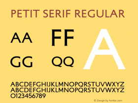 Petit Serif