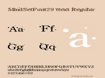 MindSetFont29 ttext