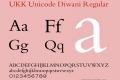 UKK Unicode Diwani