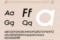 ☞Universal Doomsday Italic