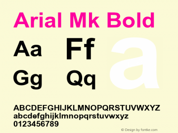 Arial Mk