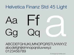 Helvetica Finanz Std