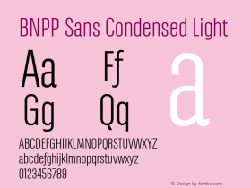 BNPP Sans Condensed