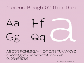 Moreno Rough 02 Thin