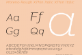 Moreno Rough XThin Italic