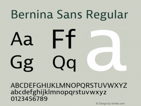 Bernina Sans