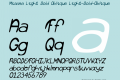 Miasma Light Bold Oblique