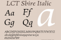 ☞LCT Sbire Italic