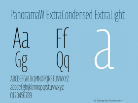 PanoramaW ExtraCondensed